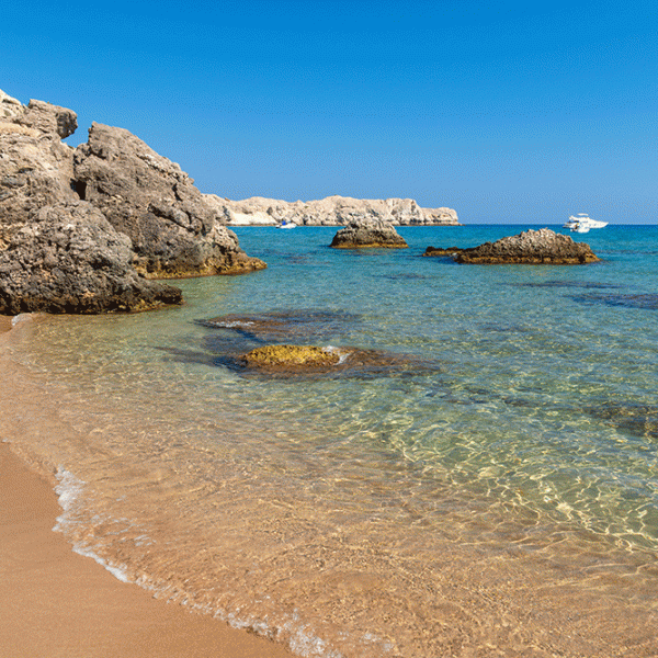 tsampika beach